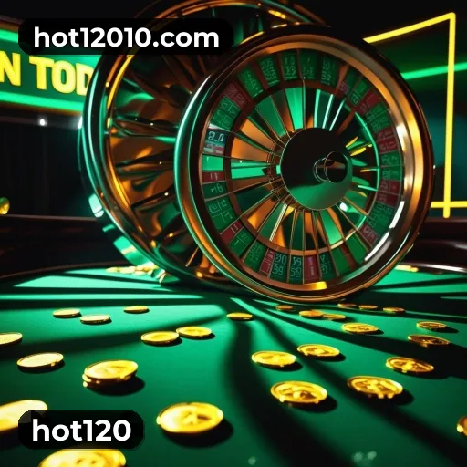 App hot120 para iOS e Android — interface mobile, login biométrico e PIX integrado